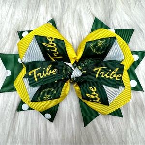🎀 College of William & Mary Tribe Hair Bow Barrette Clip Headband 🎀